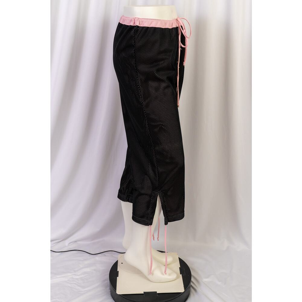 Superman mesh capri pants sz L